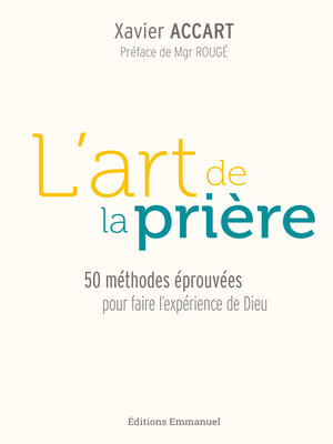 cover image of L'art de la prière
